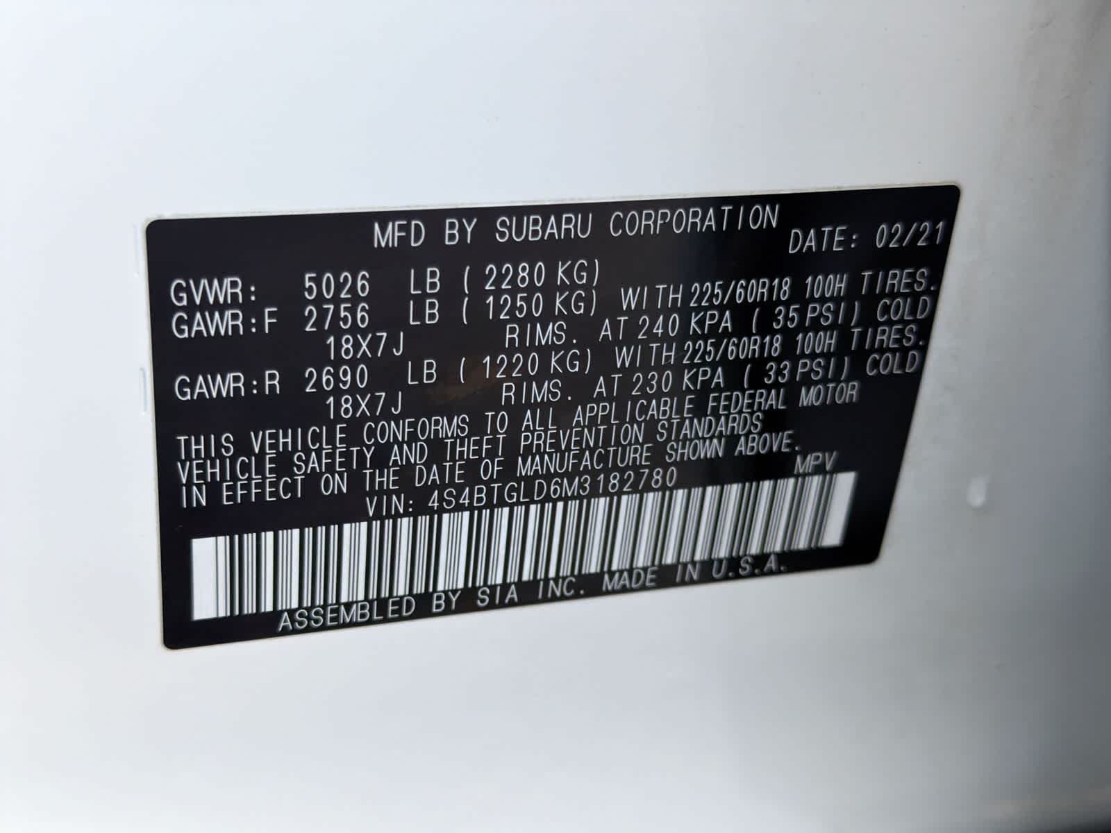 Thumbnail: 2021 Subaru Outback - 38