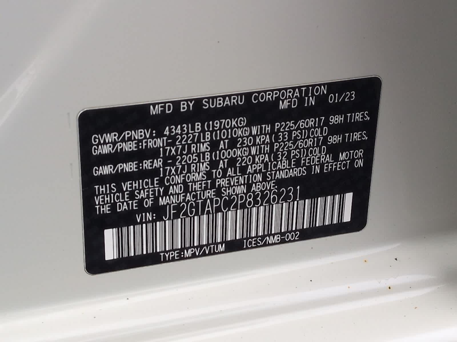 Thumbnail: 2023 Subaru Crosstrek - 36