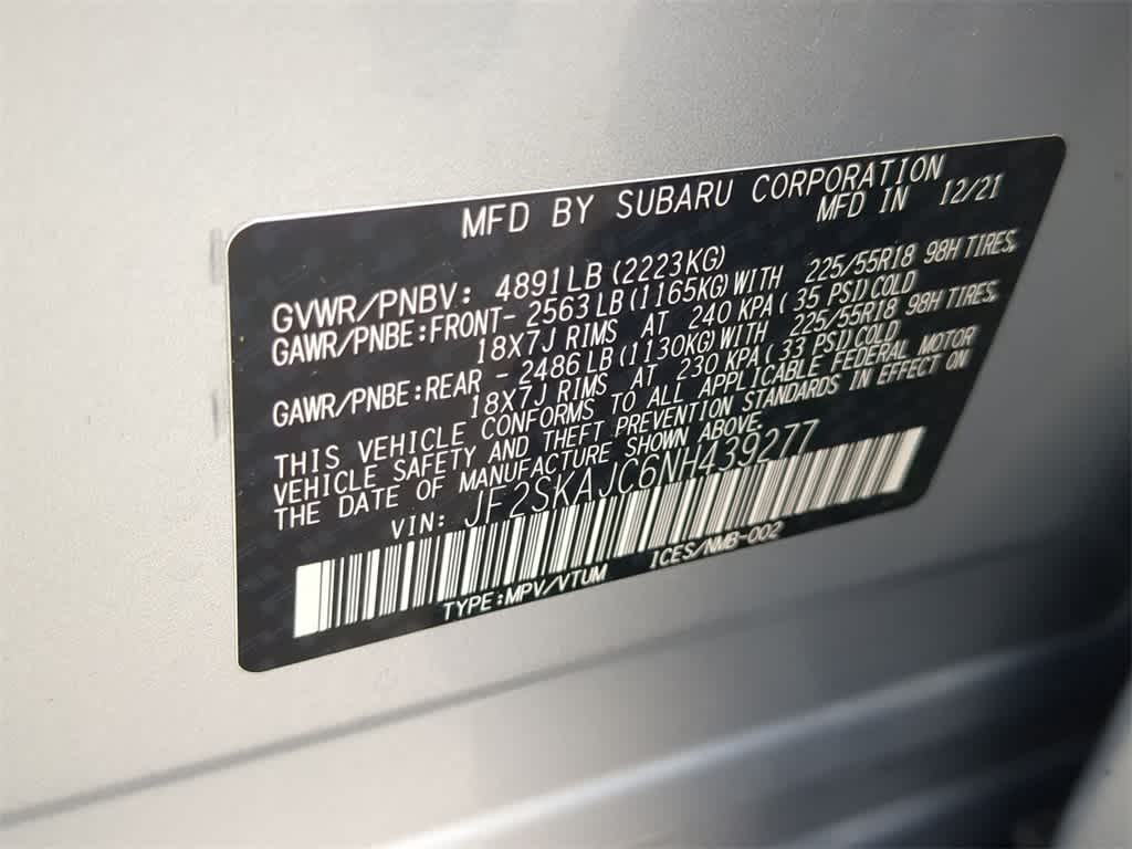2022 Subaru Forester Sport 38