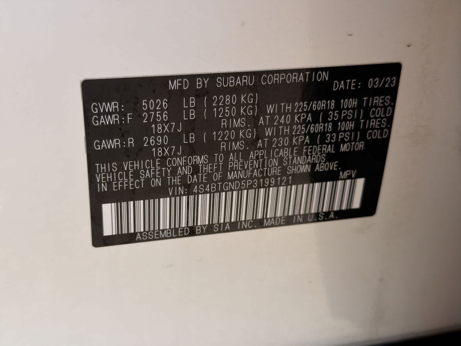 Thumbnail: 2023 Subaru Outback - 39
