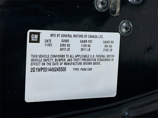 Used 2004 Chevrolet Impala For Sale at Tom Tepe Autocenter | Car