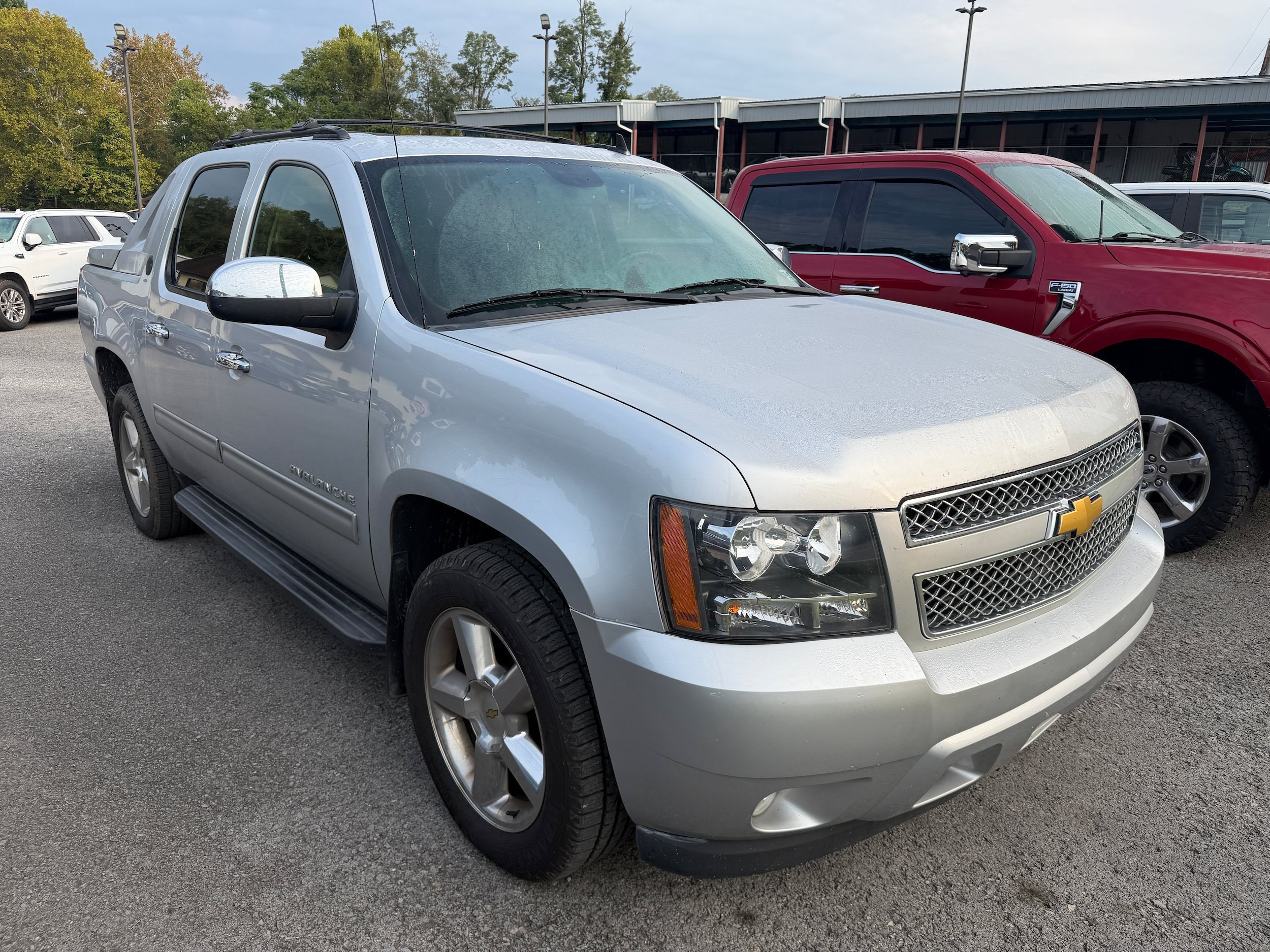 Silver Ice 2013 Chevrolet Avalanche Pickup Truck Four-Wheel Drive Automatic