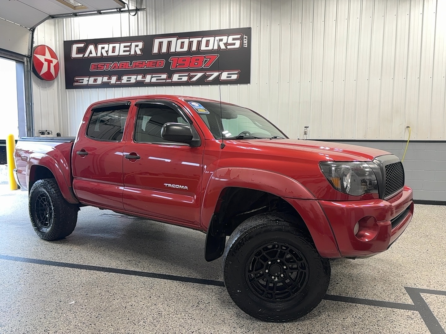 Barcelona Red 2010 Toyota Tacoma Pickup Truck Four-Wheel Drive Manual