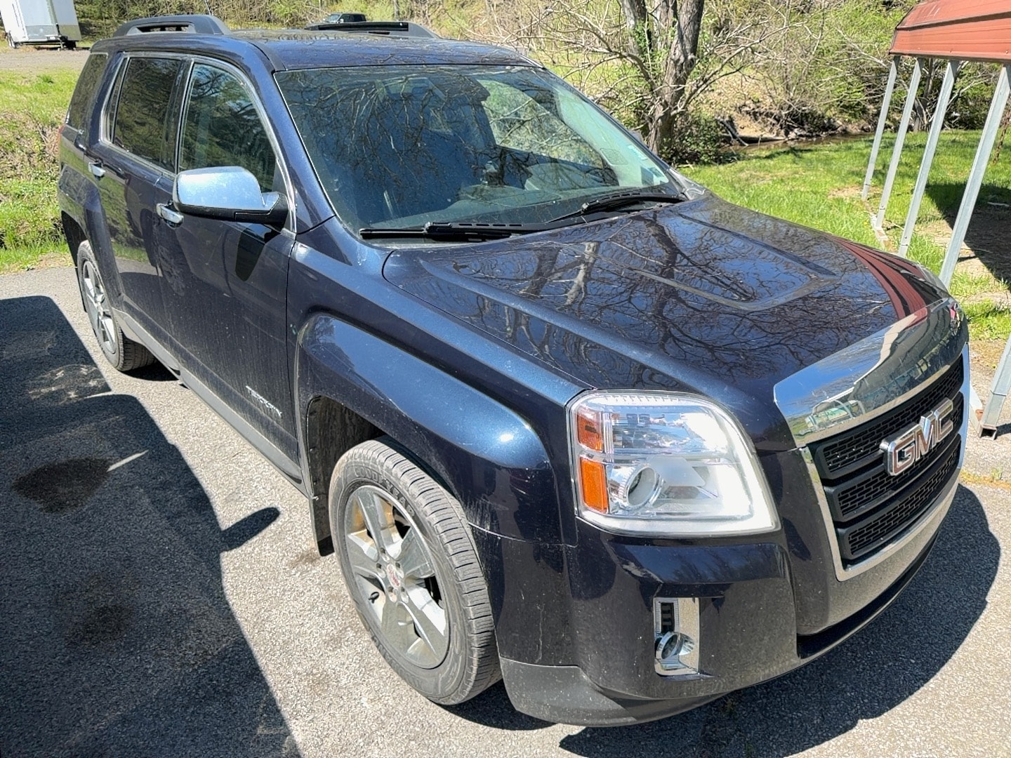 Dark Sapphire Blue 2015 GMC Terrain SLT1 AWD SUV / Crossover All-Wheel Drive Automatic