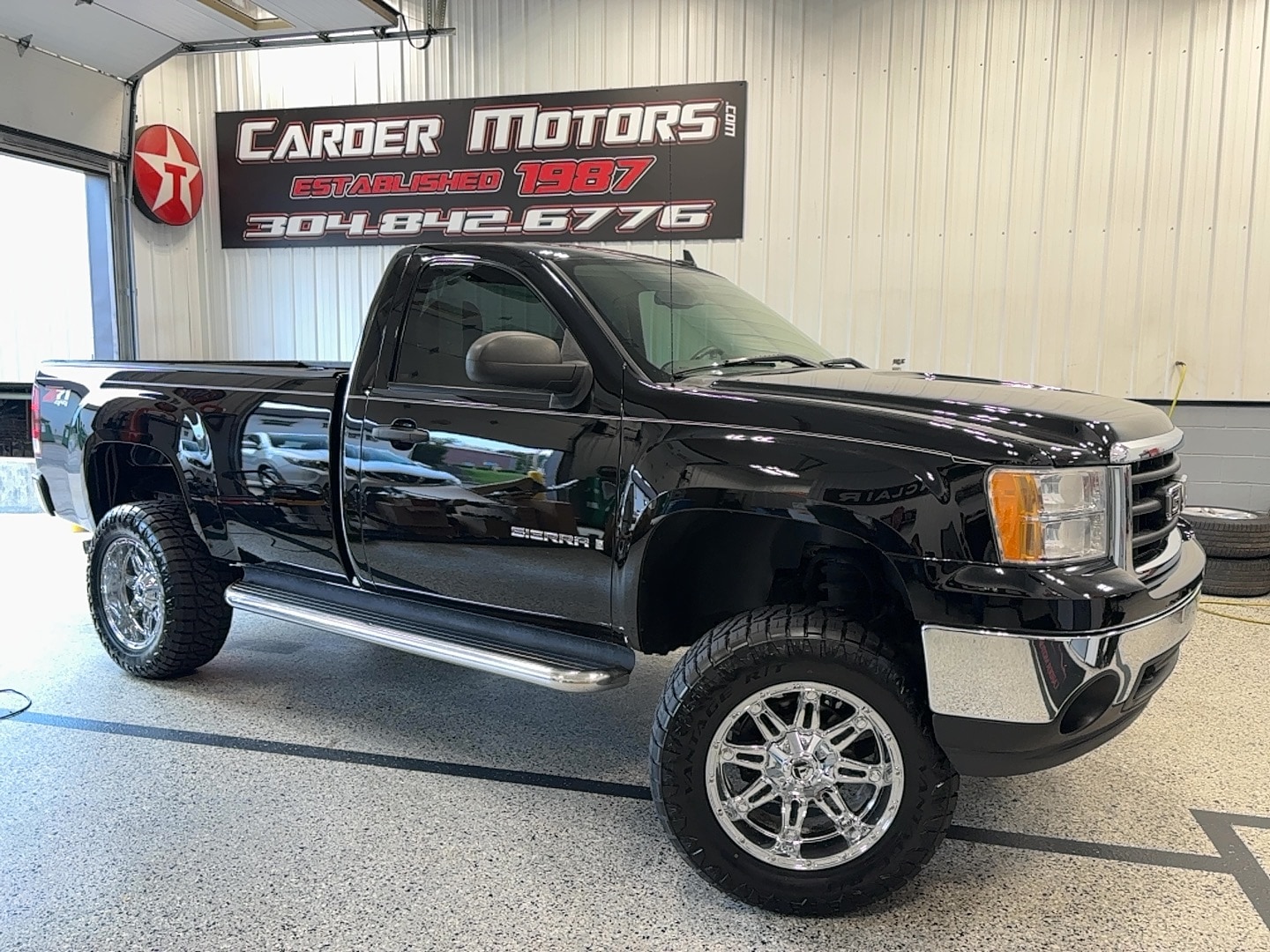Onyx Black 2007 GMC Sierra 1500 Pickup Truck Four-Wheel Drive Automatic