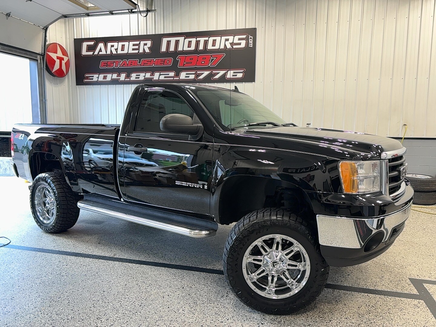 Onyx Black 2007 GMC Sierra 1500 Pickup Truck Four-Wheel Drive Automatic