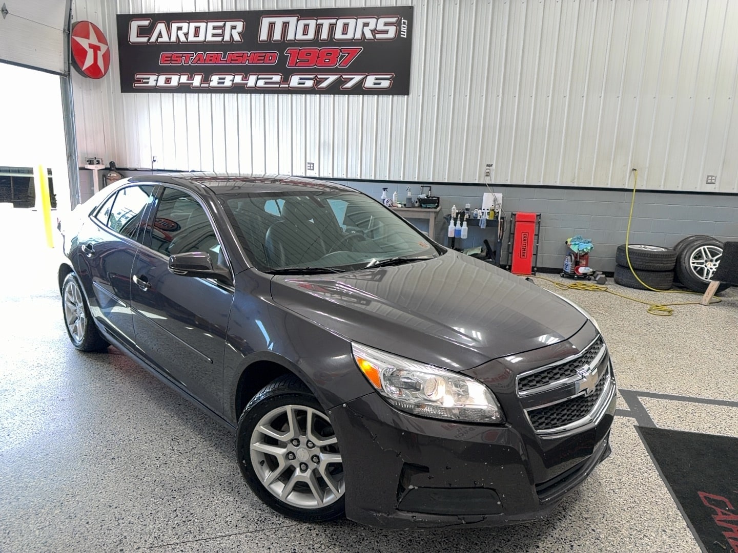 Taupe Gray 2013 Chevrolet Malibu Sedan Front-Wheel Drive Automatic