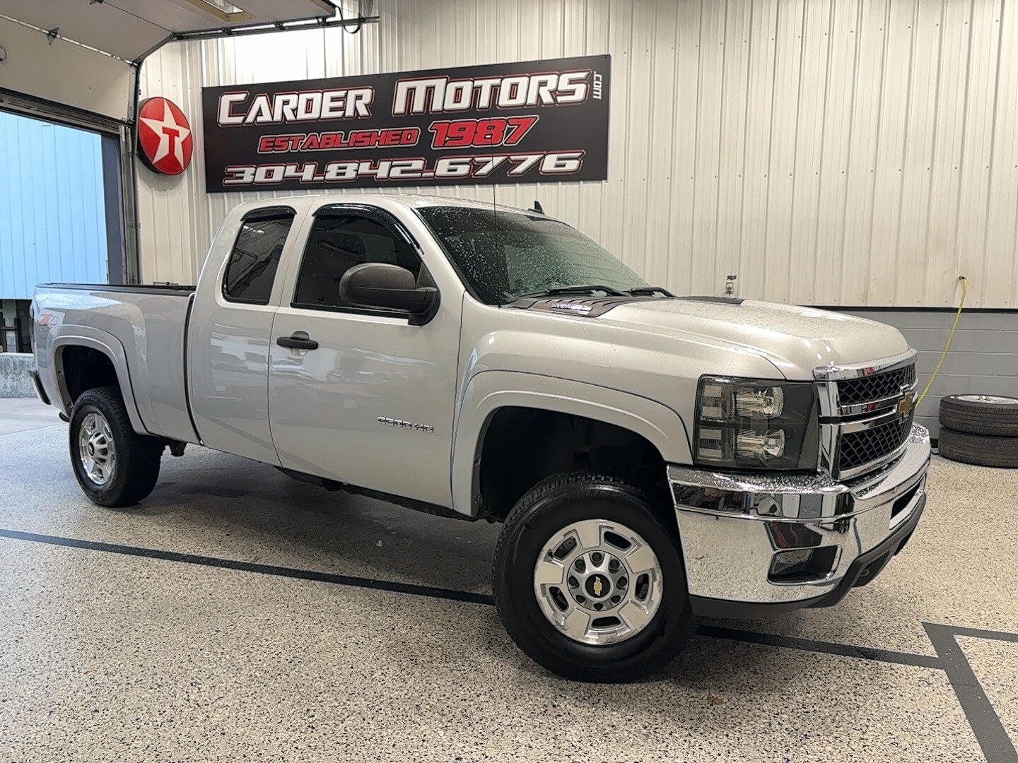 Sheer Silver 2011 Chevrolet Silverado 2500HD Pickup Truck Four-Wheel Drive Automatic