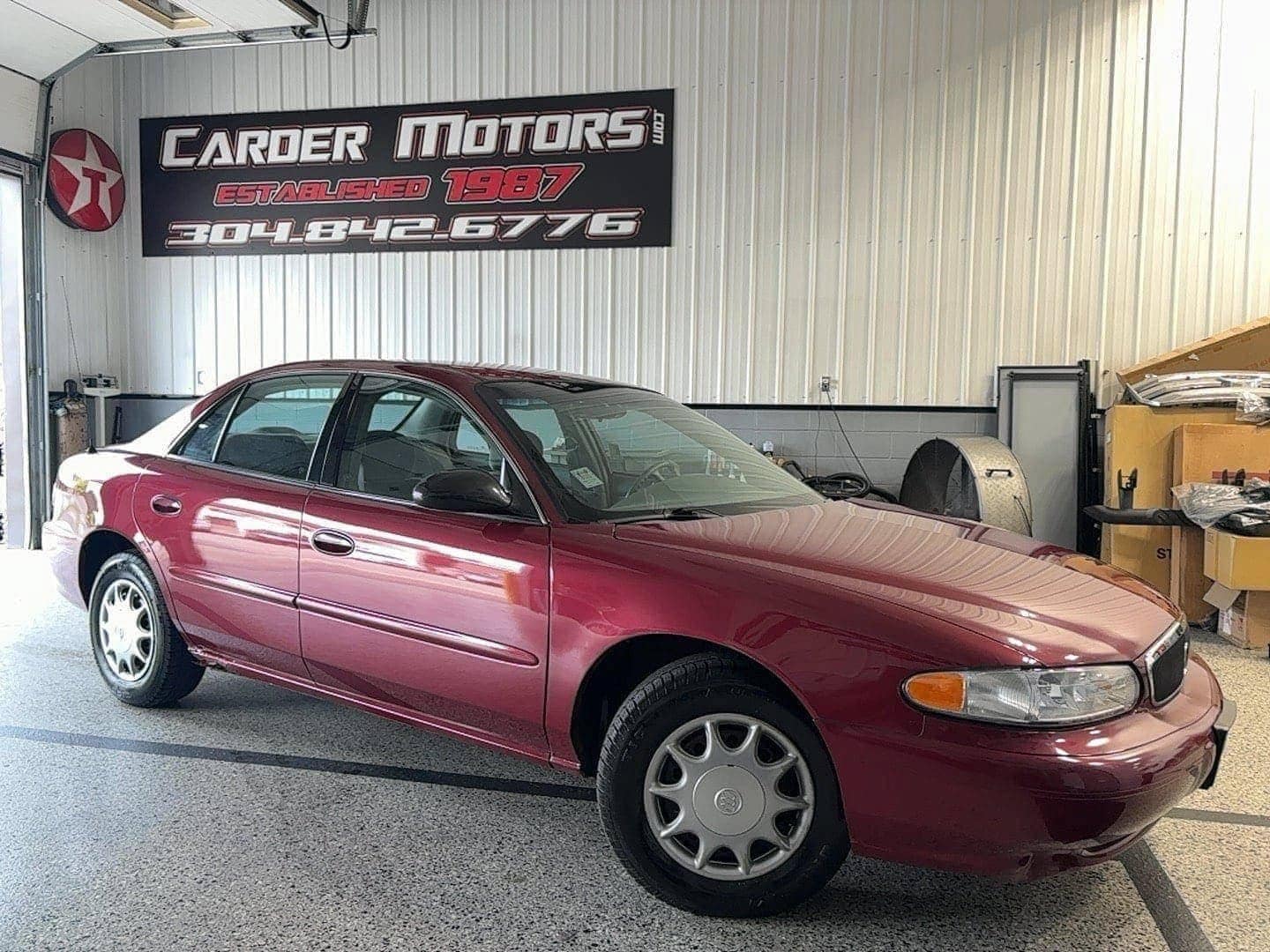 Cardinal Red 2004 Buick Century Sedan Front-Wheel Drive Automatic