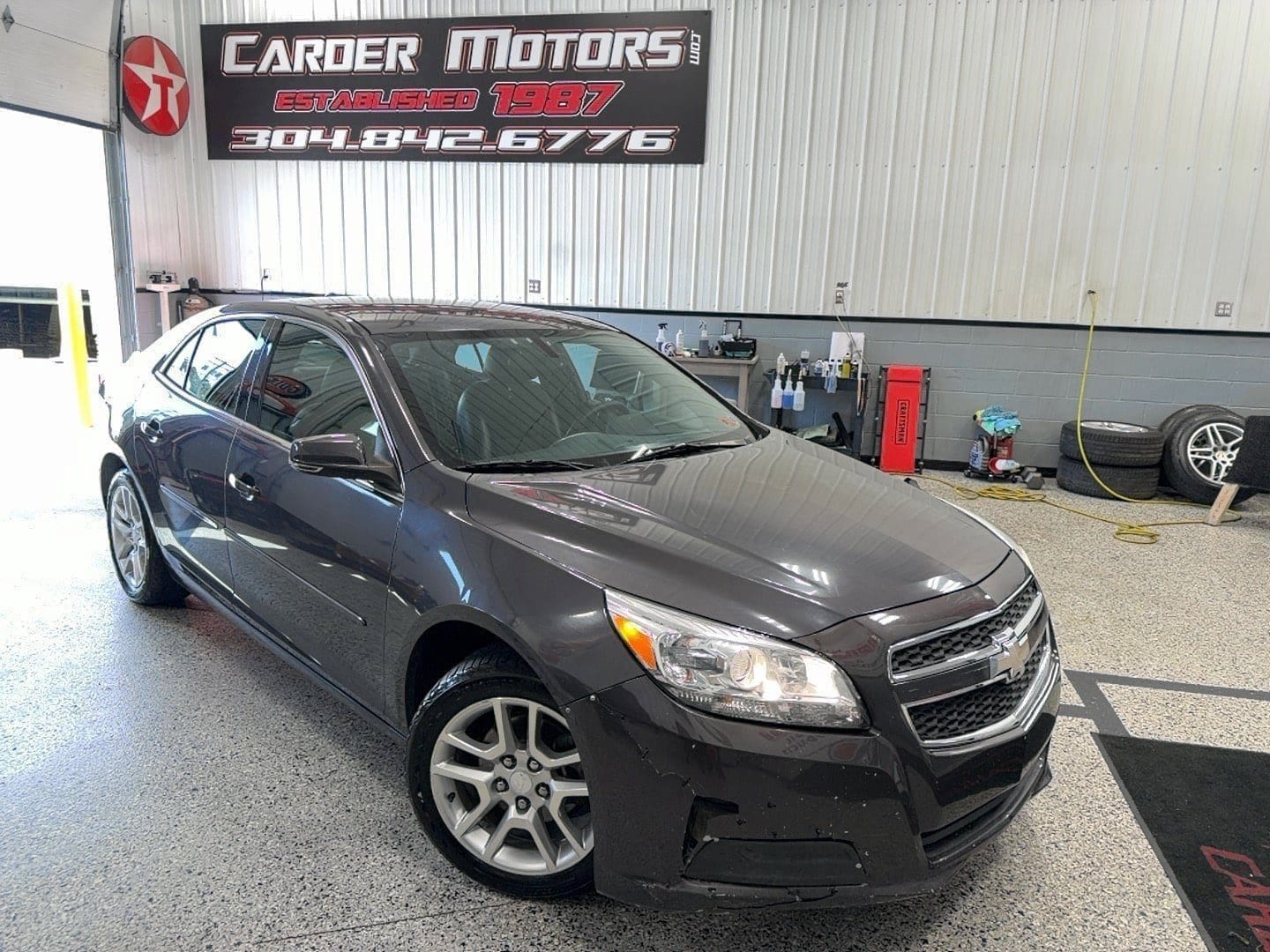Taupe Gray 2013 Chevrolet Malibu Sedan Front-Wheel Drive Automatic