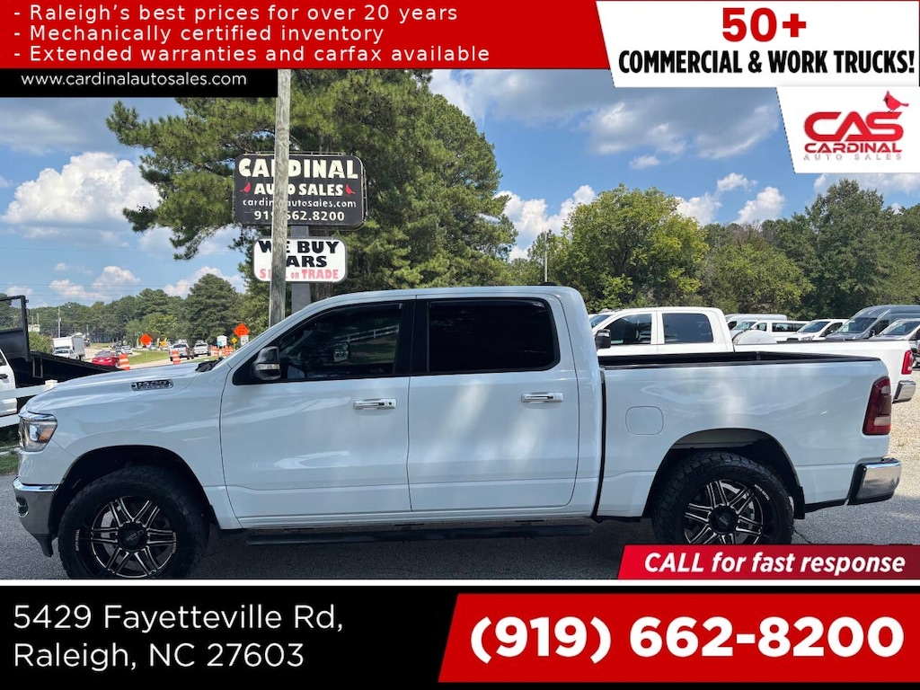 Used 2019 Ram 1500 Big Horn 4x2 4dr Crew Cab 5.6 ft. SB Pickup Pickup Truck