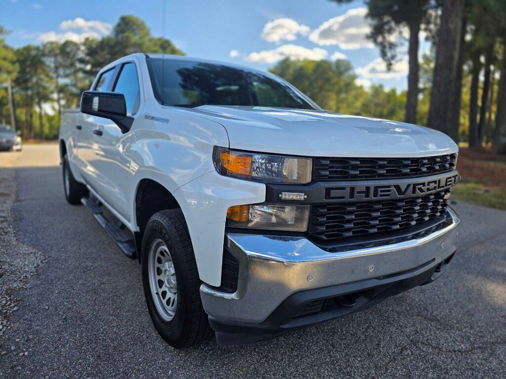 Used 2021 Chevrolet Silverado 1500 Work Truck 4x4 4dr Crew Cab 6.6 ft. SB Pickup Truck