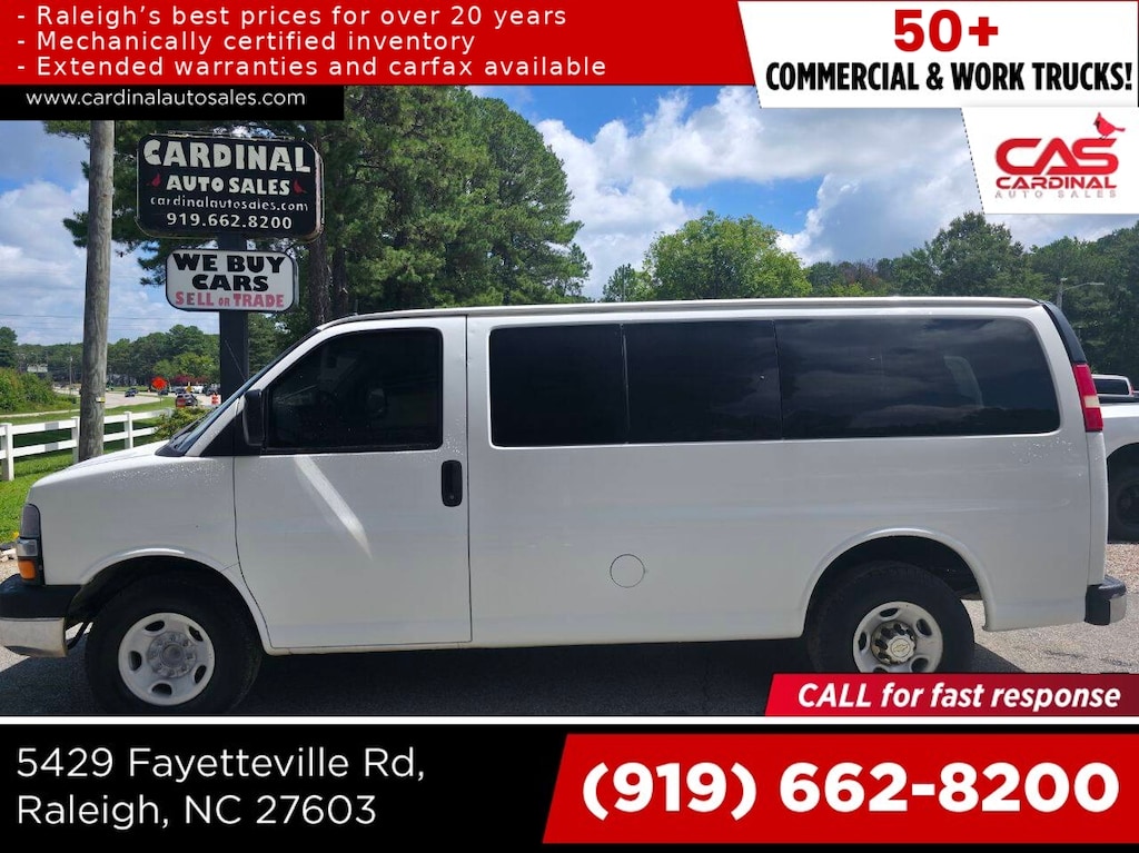 Used 2015 Chevrolet Express LT 2500 3dr Passenger Van Full-Size