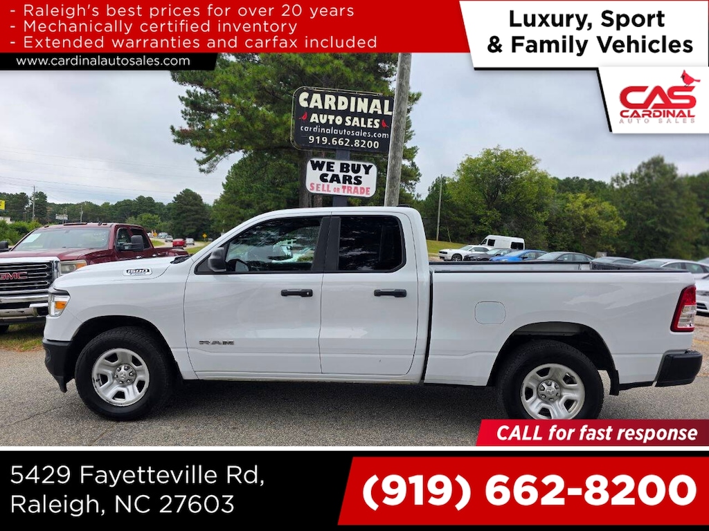 Used 2021 Ram 1500 Tradesman 4x2 4dr Quad Cab 6.4 ft. SB Pickup Pickup Truck