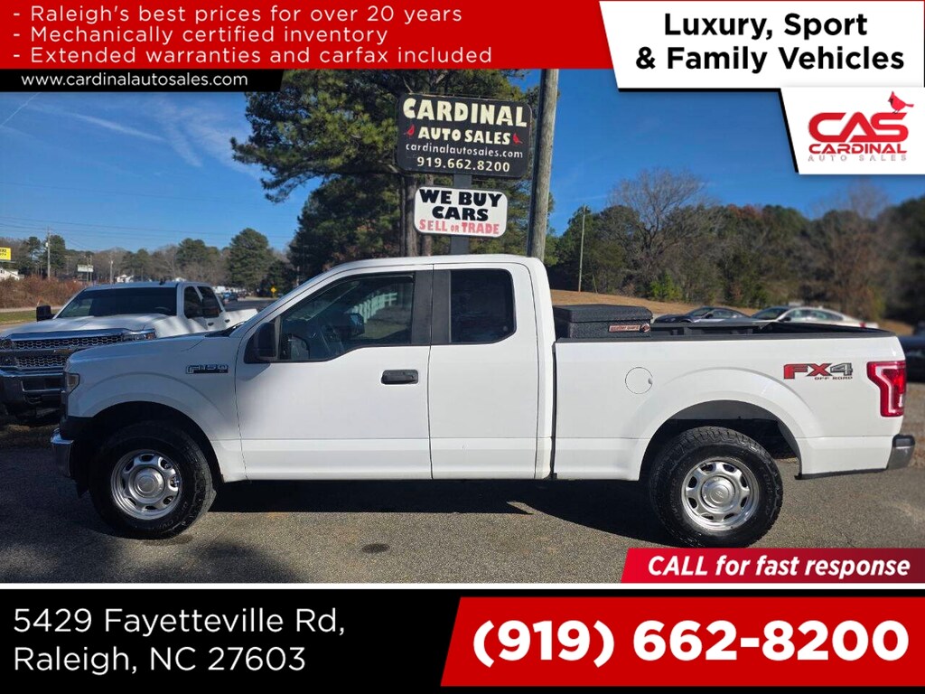 Used 2017 Ford F-150 XL 4x4 4dr Supercab 6.5 ft. SB Pickup Truck