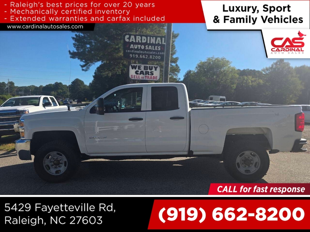 Used 2019 Chevrolet Silverado 2500HD Work Truck 4x4 4dr Double Cab SB Pickup Truck