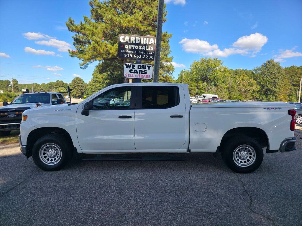 Used 2021 Chevrolet Silverado 1500 Work Truck 4x4 4dr Crew Cab 6.6 ft. SB Pickup Truck