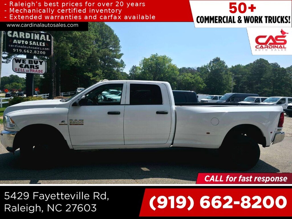 Used 2018 Ram 3500 Tradesman 4x2 4dr Crew Cab 8 ft. LB DRW Pickup Pickup Truck