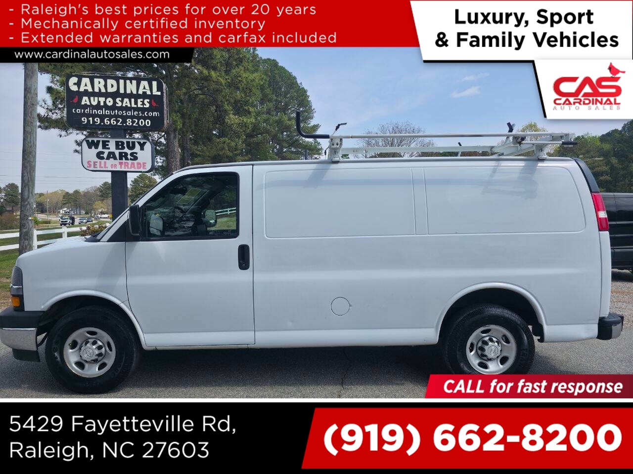 2019 Chevrolet Express Cargo Work Van