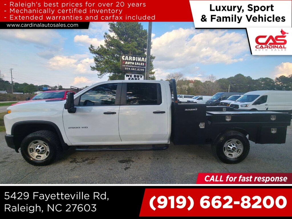 Used 2020 Chevrolet Silverado 2500HD Work Truck 4x4 4dr Crew Cab LB Pickup Truck