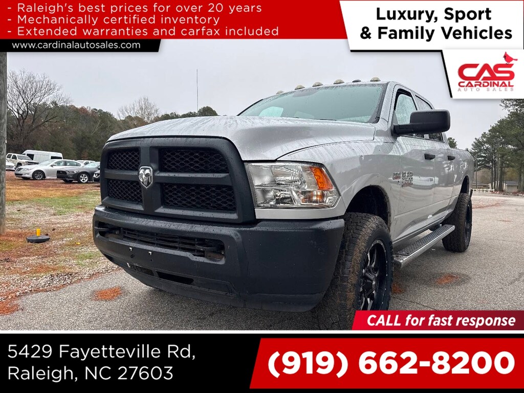 Used 2018 Ram 2500 Tradesman 4x4 4dr Crew Cab 6.3 ft. SB Pickup Pickup Truck