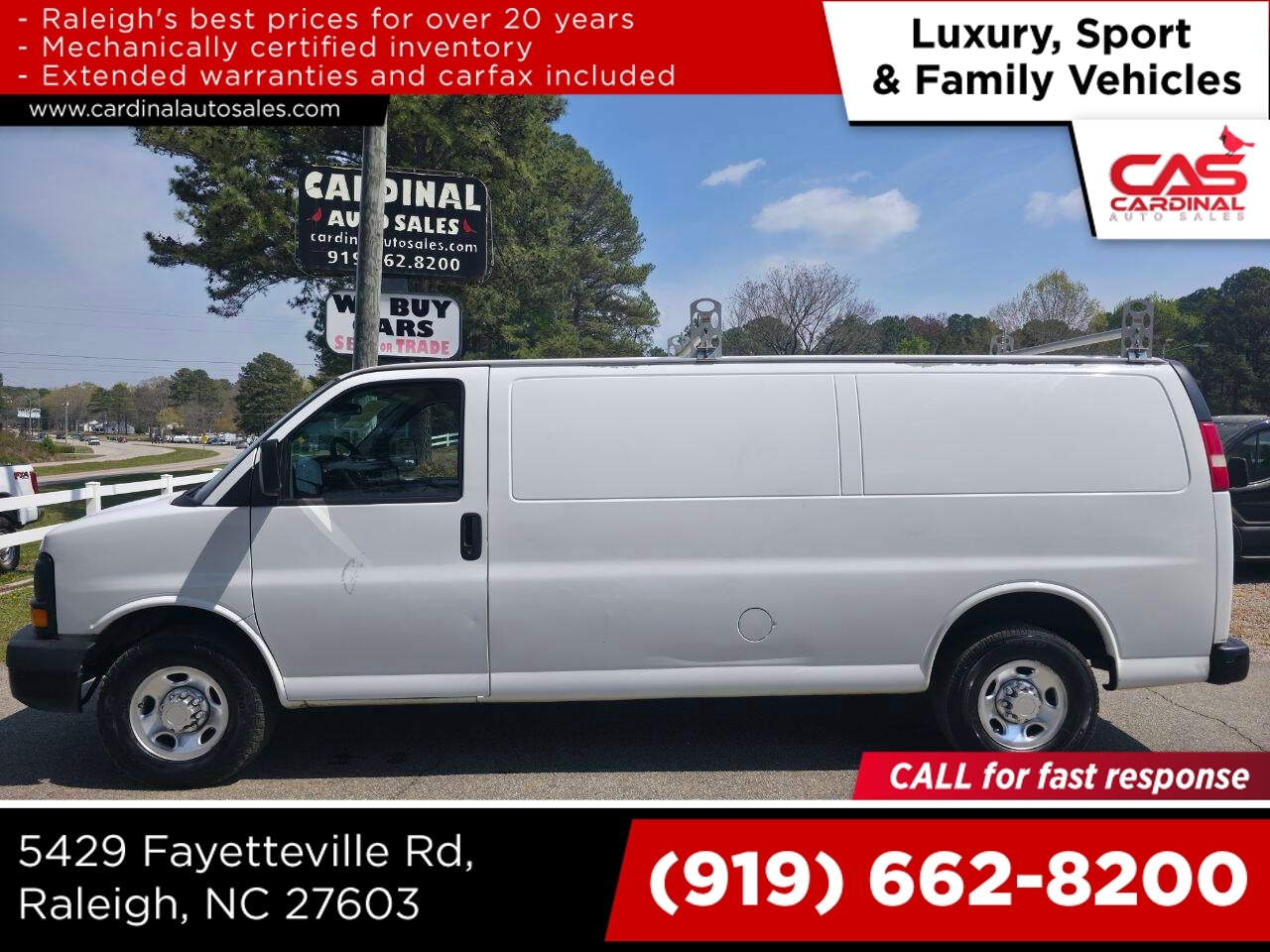 2015 Chevrolet Express Cargo Work Van