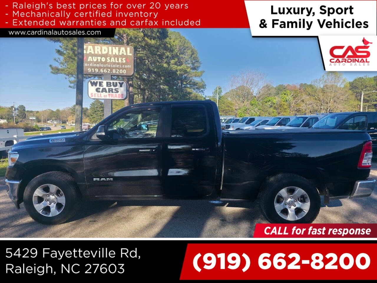 2020 RAM 1500 Big Horn/Lone Star 4x4 Quad Cab 6'4's photo