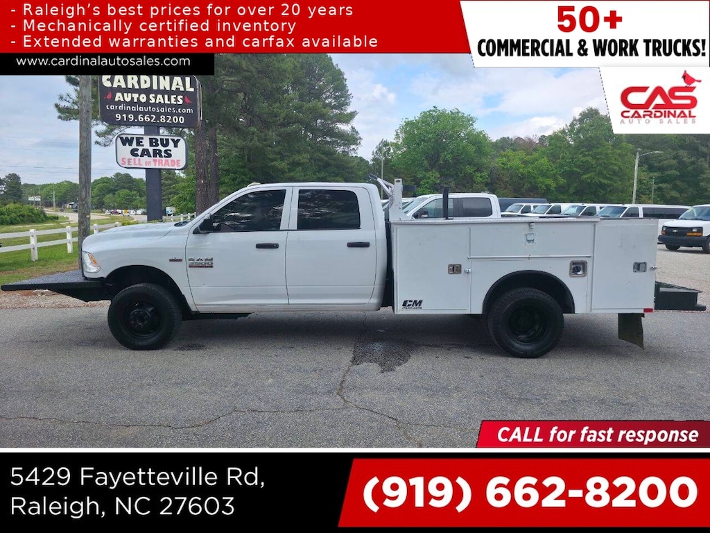 Used 2017 Ram 3500 Tradesman 4x4 4dr Crew Cab 172.4 in. WB Chassis Chassis
