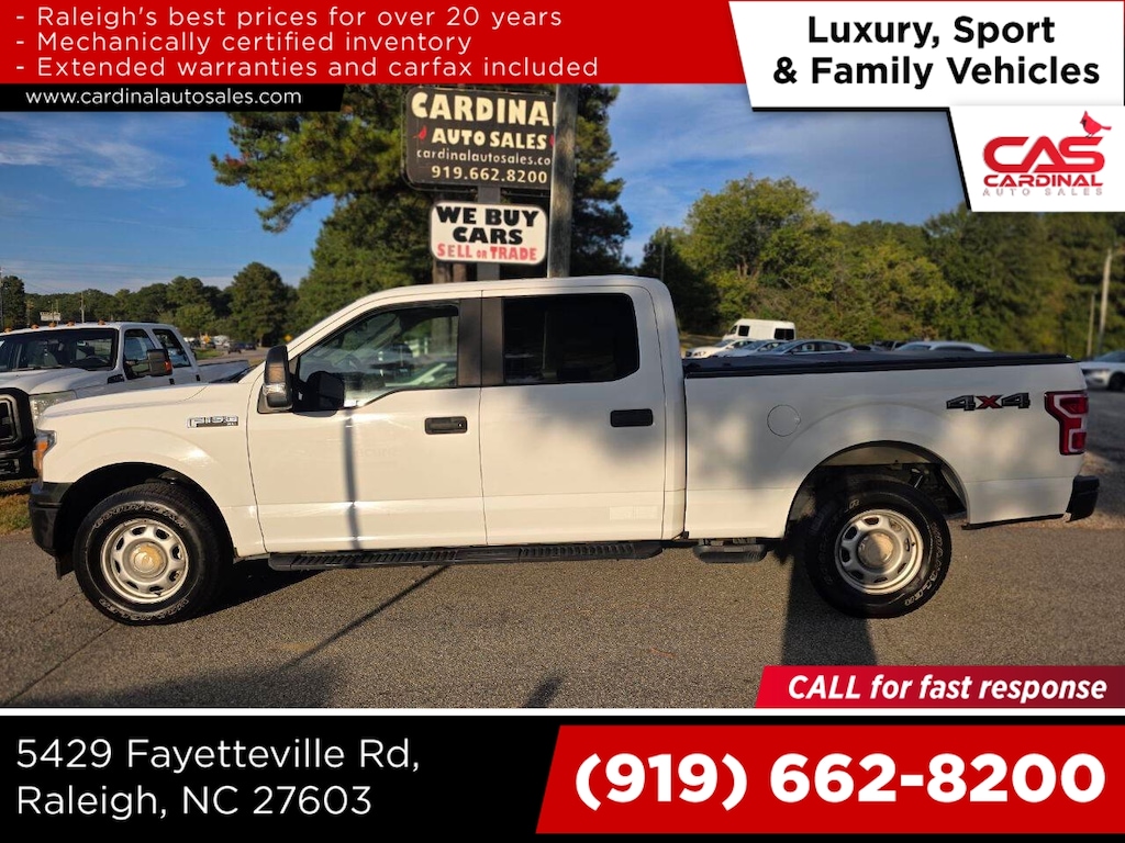 Used 2018 Ford F-150 XL 4x4 4dr Supercrew 6.5 ft. SB Pickup Truck