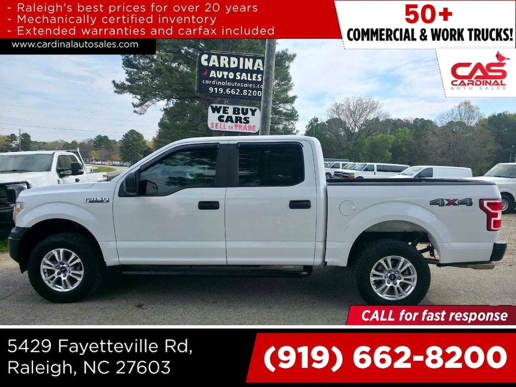 Used 2018 Ford F-150 XL 4x4 4dr Supercrew 5.5 ft. SB Pickup Truck