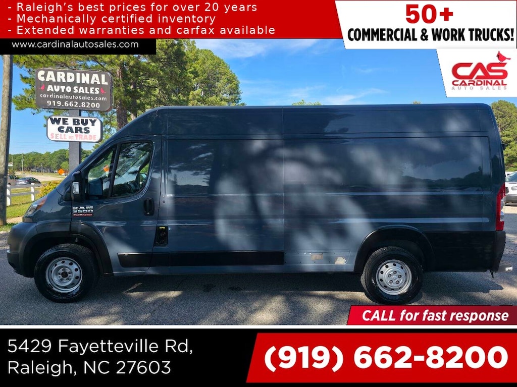 Used 2021 Ram Promaster 3500 159 WB 3dr High Roof Extended Cargo Van Full-Size