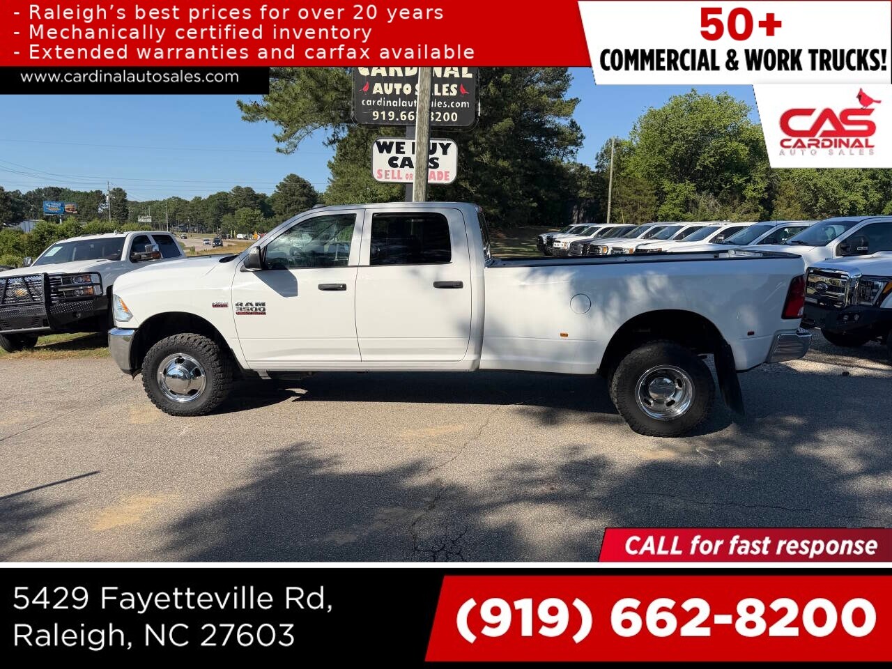 2018 RAM 3500 Tradesman Crew Cab LB DRW 4WD
