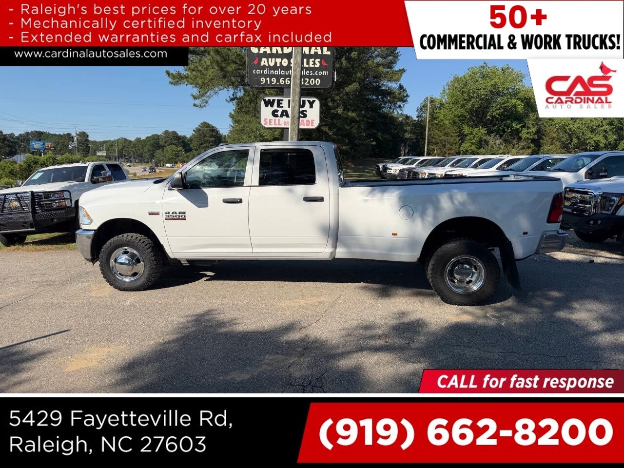2018 RAM 3500 Tradesman Crew Cab LB DRW 4WD