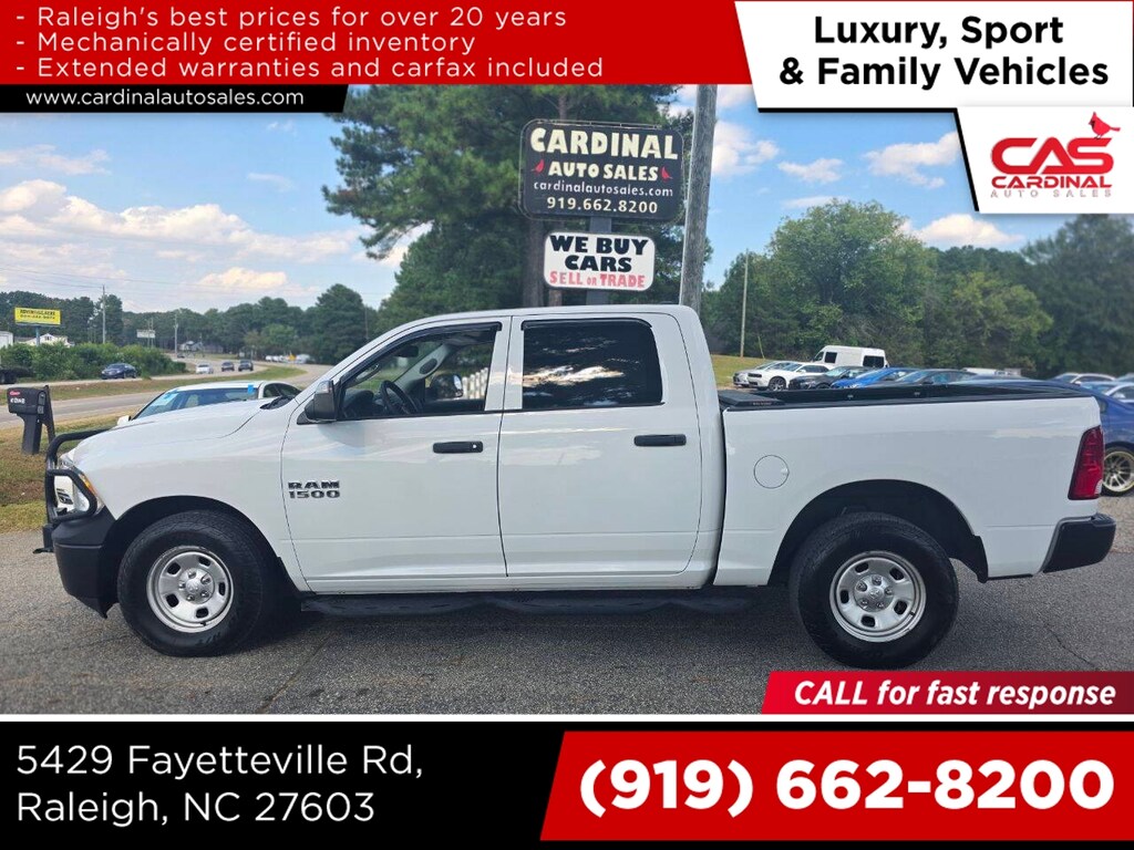 Used 2016 Ram 1500 Tradesman 4x4 4dr Crew Cab 5.5 ft. SB Pickup Pickup Truck