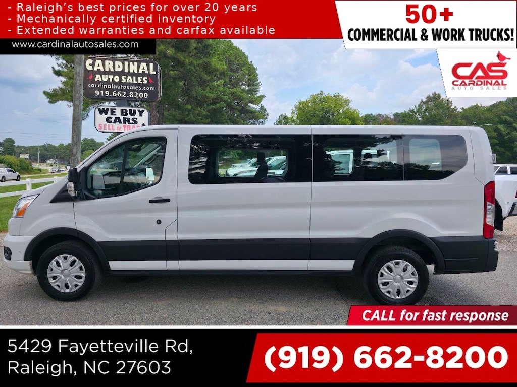 Used 2022 Ford Transit 350 XLT 3dr LWB Low Roof Passenger Van Full-Size