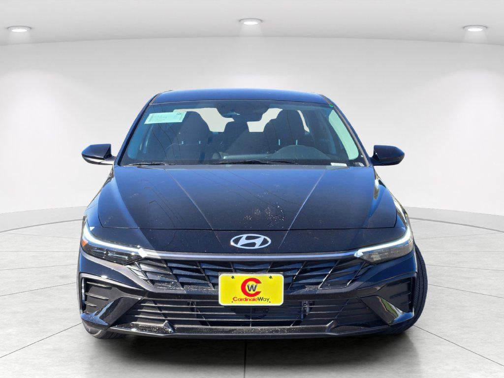 New 2026 Hyundai Elantra Hybrid Blue Sedan