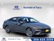New 2026 Hyundai Elantra Hybrid Blue Sedan