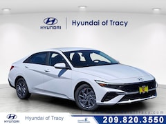 2026 Hyundai Elantra Hybrid Blue Sedan