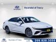 New 2026 Hyundai Elantra Hybrid Blue Sedan