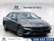 New 2026 Hyundai Elantra Hybrid Blue Sedan