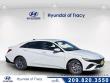 New 2026 Hyundai Elantra Hybrid Blue Sedan