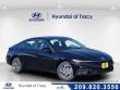 New 2026 Hyundai Elantra Hybrid Blue Sedan