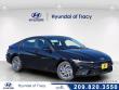 New 2026 Hyundai Elantra Hybrid Blue Sedan