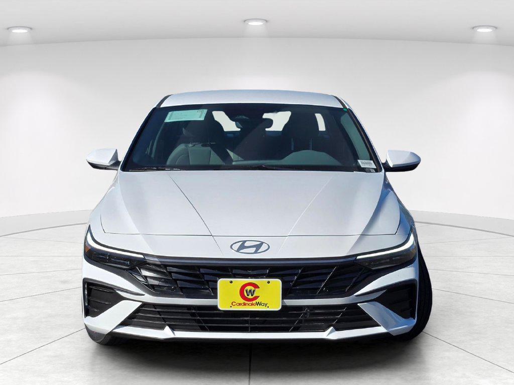 New 2026 Hyundai Elantra Hybrid Blue Sedan