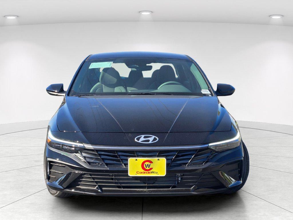 New 2026 Hyundai Elantra Hybrid Blue Sedan