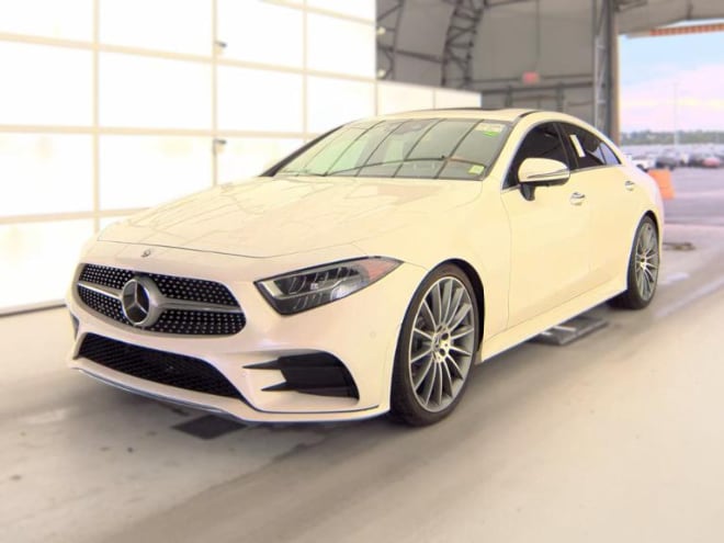 White 2020 Mercedes-Benz CLS Coupe Rear-Wheel Drive Automatic