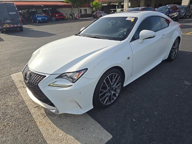 White 2017 Lexus RC Coupe Rear-Wheel Drive 8-Speed Automatic