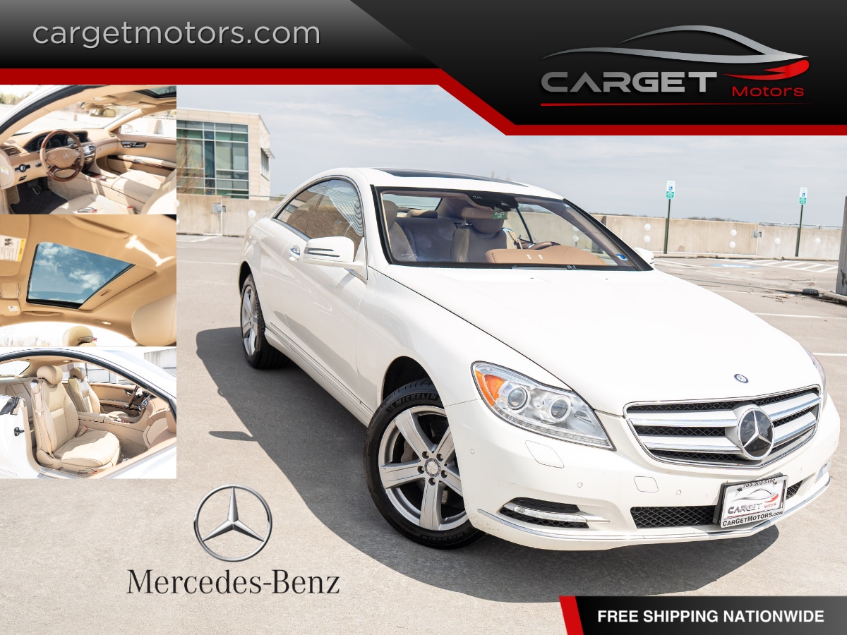 White 2014 Mercedes-Benz CL-Class CL 550 4MATIC Coupe All-Wheel Drive Automatic
