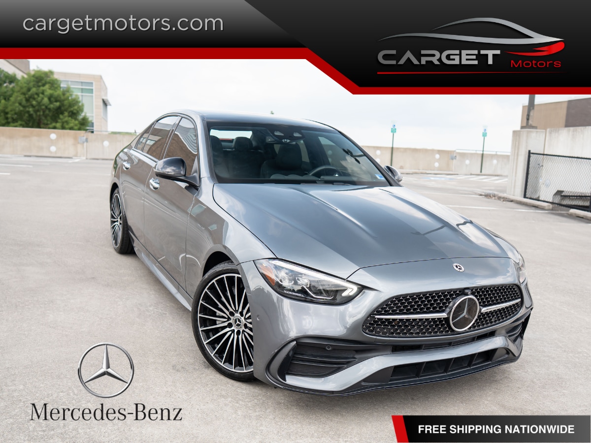 Gray 2023 Mercedes-Benz C-Class Sedan All-Wheel Drive 9-Speed Automatic