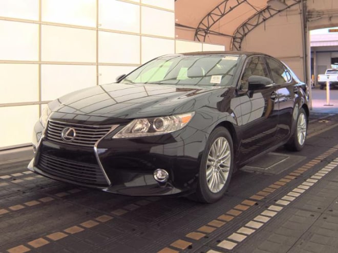 Black 2014 Lexus ES Sedan Front-Wheel Drive 6-Speed Automatic